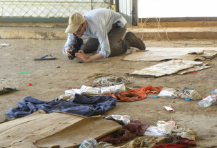 Photographing bullet shells