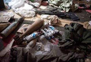 Abandoned ISIS munitions, West Mosul