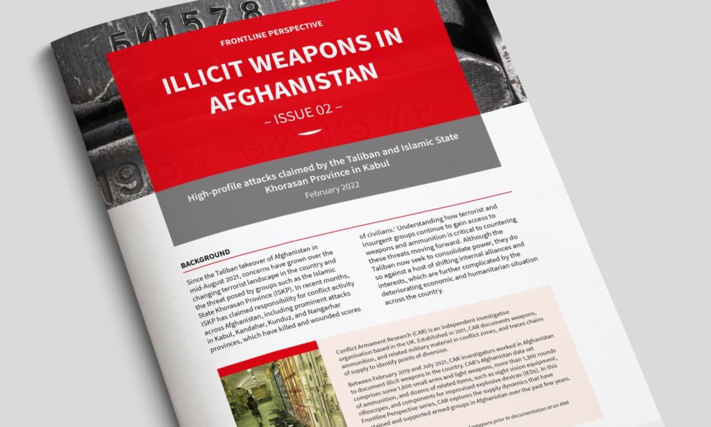 ILLICIT WEAPONS IN AFGHANISTAN – ISSUE 02