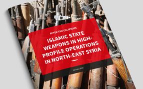 Islamic State weapons in high profile operations in north east Syria